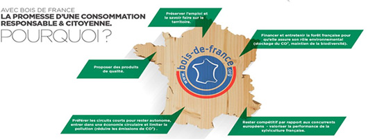 Avec Bois de France la promesse d'une consommation responsable et citoyenne.