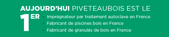 Piveteaubois premier fabricant de pellets et de piscines bois en France